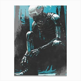 The Skeleton Canvas Print