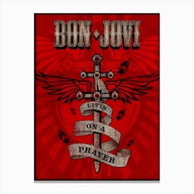 Bon Jovi - Living On Prayer Stampe su tela