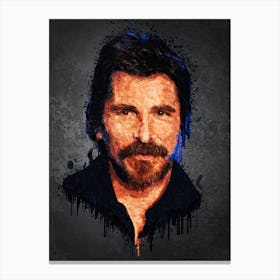 Christian Bale Canvas Print