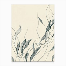 Abstract leaves 1 Canvas Print