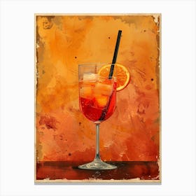 Aperol Spritz Art Print 66 Canvas Print