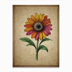 Watercolor Flower Canvas Print