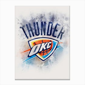 Oklahoma City Thunder 3 Canvas Print