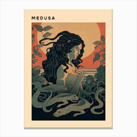 Medusa Poster Canvas Print