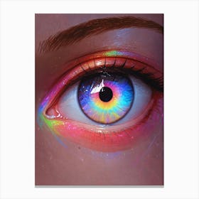 Rainbow Eye Canvas Print
