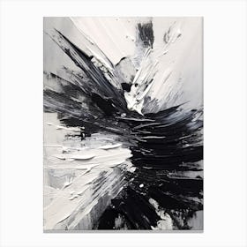 Black Art Painting 11 Canvas Print