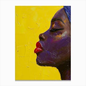 Portrait Of African Woman 1 Canvas Print