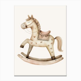 Rocking Horse Kids and Nursery 1 Canvas Print