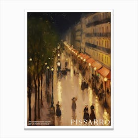 Night In Paris Canvas Print