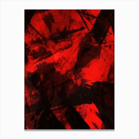 Abstract Red Painting 3 Canvas Print