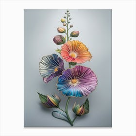 Hollyhock Canvas Print