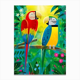 Macaws Canvas Print