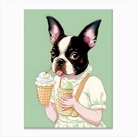 Boston Terrier 72 Canvas Print