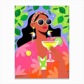 Sunshine And Margarita Canvas Print