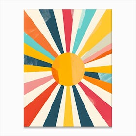 Colorful Abstract Painting 3 Canvas Print