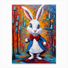 The White Rabbit - Alice In Wonderland Canvas Print