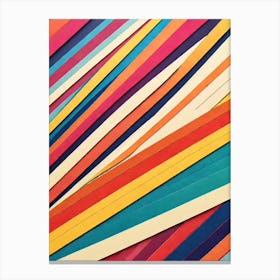 Rainbow Stripes Canvas Print