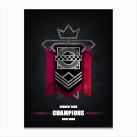 Clash Rainbow Six 1 Canvas Print