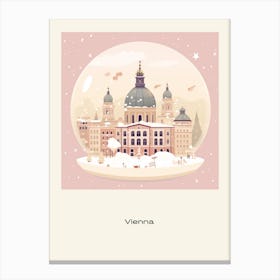 Vienna Austria 1 Snowglobe Poster Canvas Print