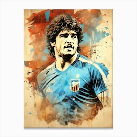 Diego Maradona (2) Canvas Print