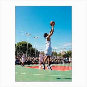 Ball Basketball Game Court People Championship Basketball Court Basket Player Sport Play (16) Canvas Print