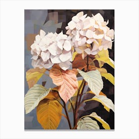 Hydrangea 2 Flower Painting Canvas Print