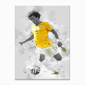 Marcelo Vieira Brazil Canvas Print