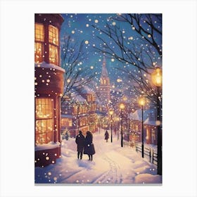 Christmas City Canvas Print