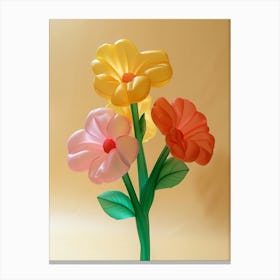 Dreamy Inflatable Flowers Geranium 2 Canvas Print