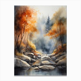 Autumn In The Woods Canvas Print