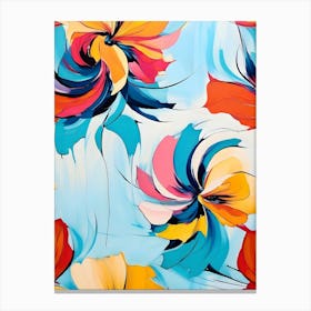 Abstract Floral Painting 8 Canvas Print