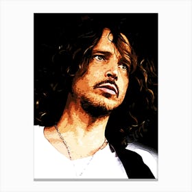 Audioslave Chris Cornell 4 Canvas Print