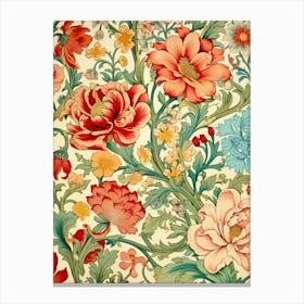 Floral Wallpaper 249 Canvas Print