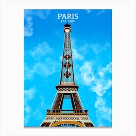 Paris Print | Eiffel Tower Print Canvas Print
