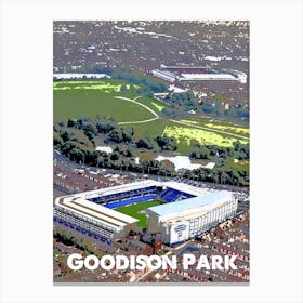 Goodison Park, Everton, Stadium, Football, Art, Soccer, Wall Print, Art Print Canvas Print