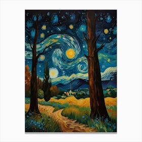 Starry Night 32 Canvas Print