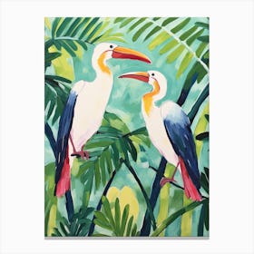 Birds In The Jungle Canvas Print