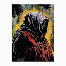 Hooded Man Canvas Print