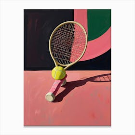 Tennis Racket 4 Canvas Print