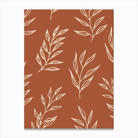 Leaf Pattern Canvas Print