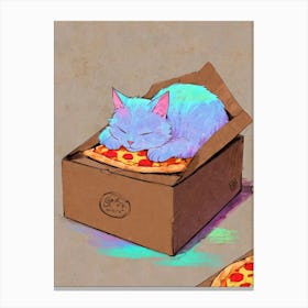Pizza Cat 1 Canvas Print