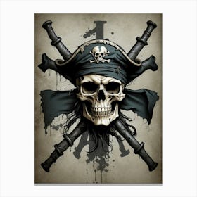 Pirate Skull Canvas Print