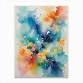 Abstract Watercolor Painting 8 Canvas Print