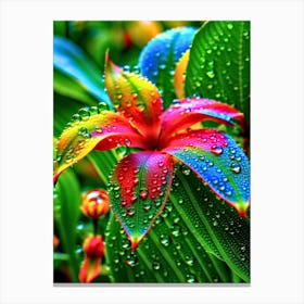 tropical flora Canvas Print