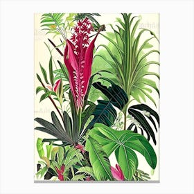 Jungle 1 Botanicals Canvas Print