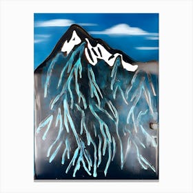 Acrylic Mountain Art (3) Canvas Print