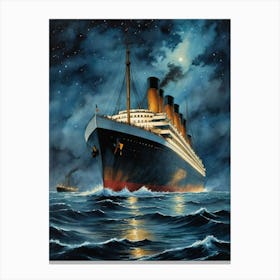 Majestatic Titanic Canvas Print