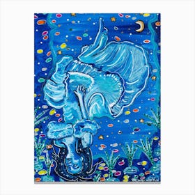 Pisces Blues Canvas Print