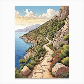 Path To The Sea Canvas Print