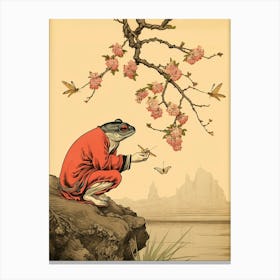 Wise Frog Japanese Style 9 Canvas Print